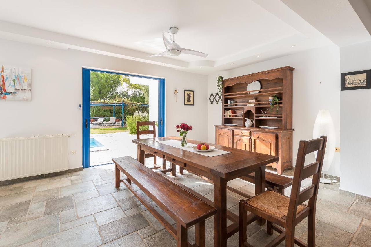 Summer Villa Pasiphae Private Pool - Bbq -Beach 2Min Sounion Exterior photo