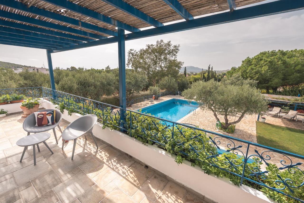 Summer Villa Pasiphae Private Pool - Bbq -Beach 2Min Sounion Exterior photo