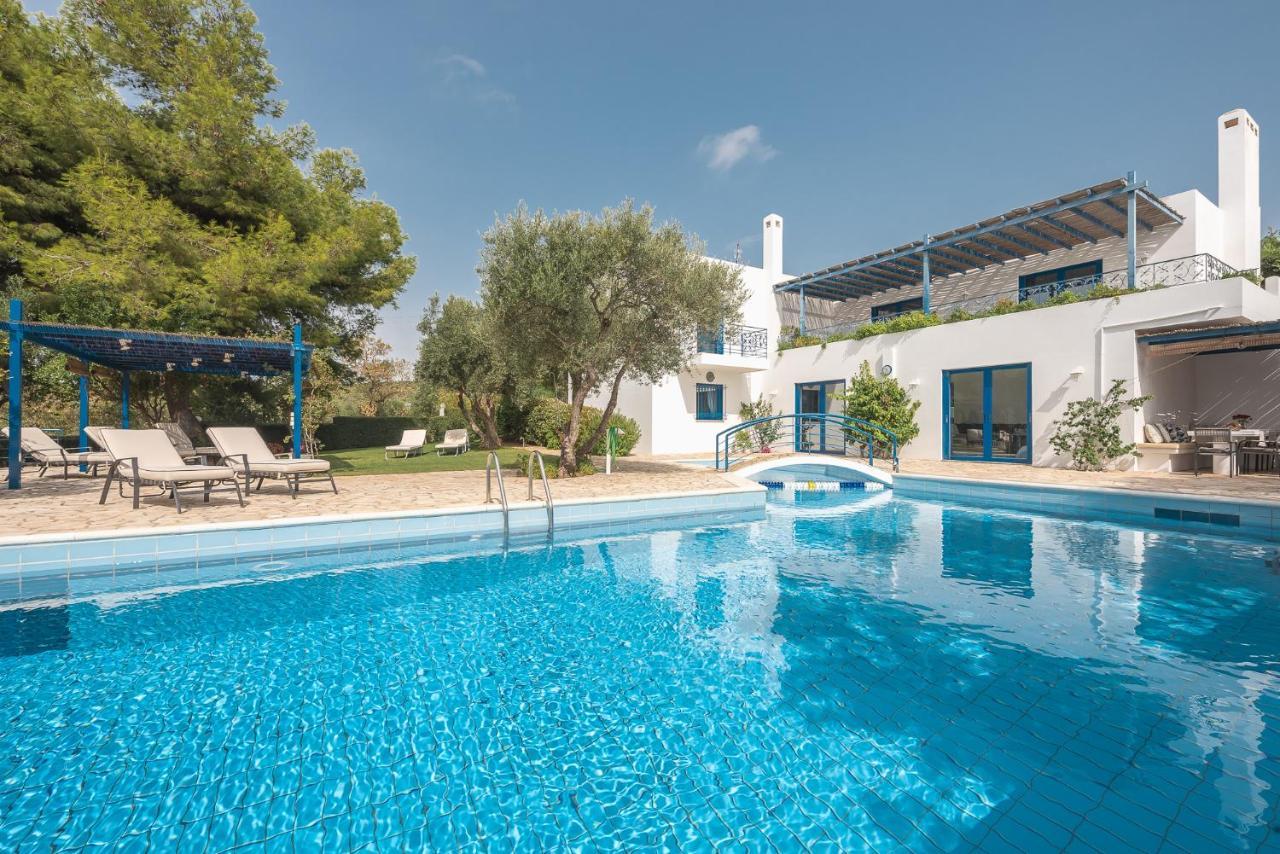 Summer Villa Pasiphae Private Pool - Bbq -Beach 2Min Sounion Exterior photo